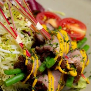 法芥牛肉盧筍串 12pc