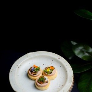 鵝肝慕絲提子多士 12pc