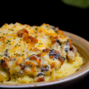 芝士白汁煙肉薯蓉