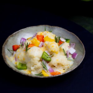 雙色芝士焗椰菜花